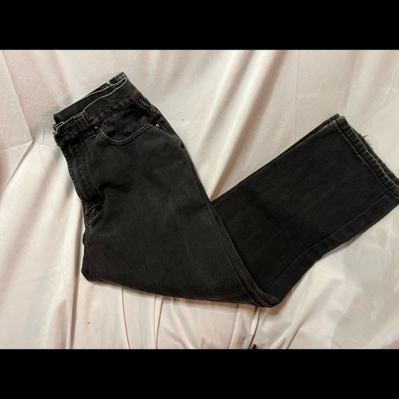 Versace | Jeans | Versace Jeans Couture Ittierre Spa Black Denim Pants  Vintage 32x46 Italy Medusa | Poshmark
